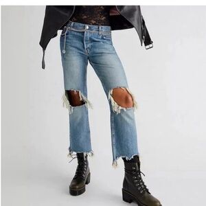 Free People NWT Maggie Mid Rise